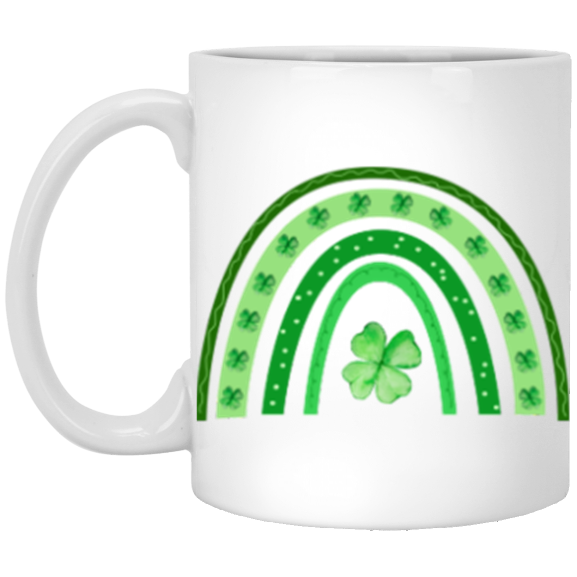 Customized St Patricks Day Mug, Shamrock Rainbow, Irish Coffee Mug, Irish Gifts, Irish Gaelic, Coffee Mug with Name, St Patricks Day Decor