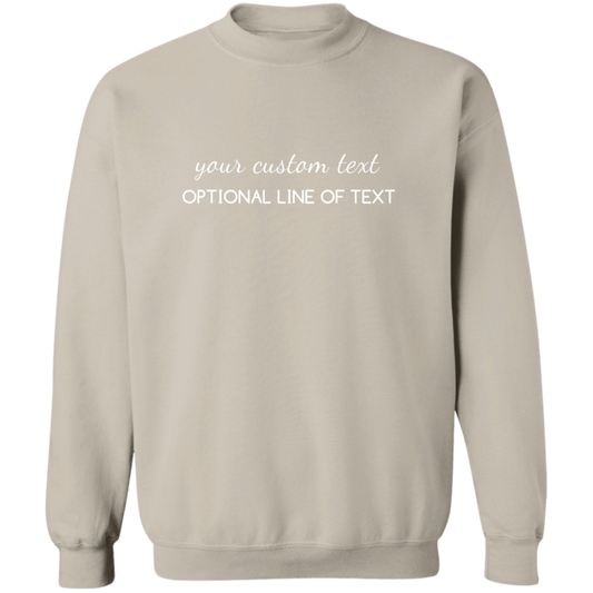 Custom Sweatshirt and Hoodie, Custom Text Sweatshirts, Personalized Sweatshirt, Customizable Crewneck, Personalized Gift, Matching Shirts
