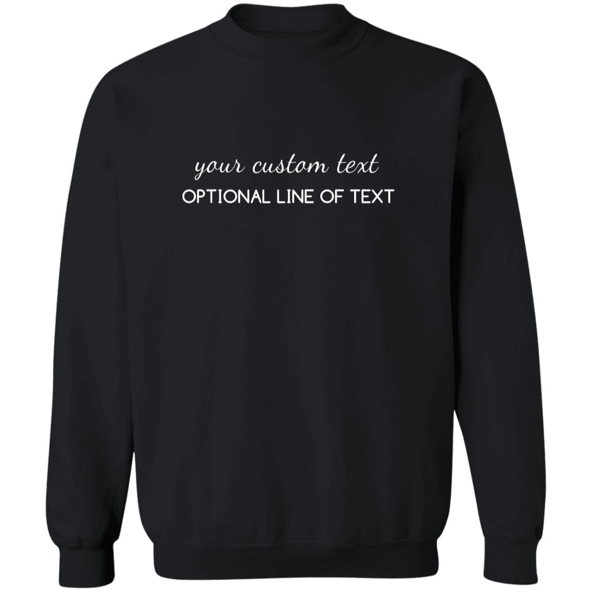 Custom Sweatshirt and Hoodie, Custom Text Sweatshirts, Personalized Sweatshirt, Customizable Crewneck, Personalized Gift, Matching Shirts