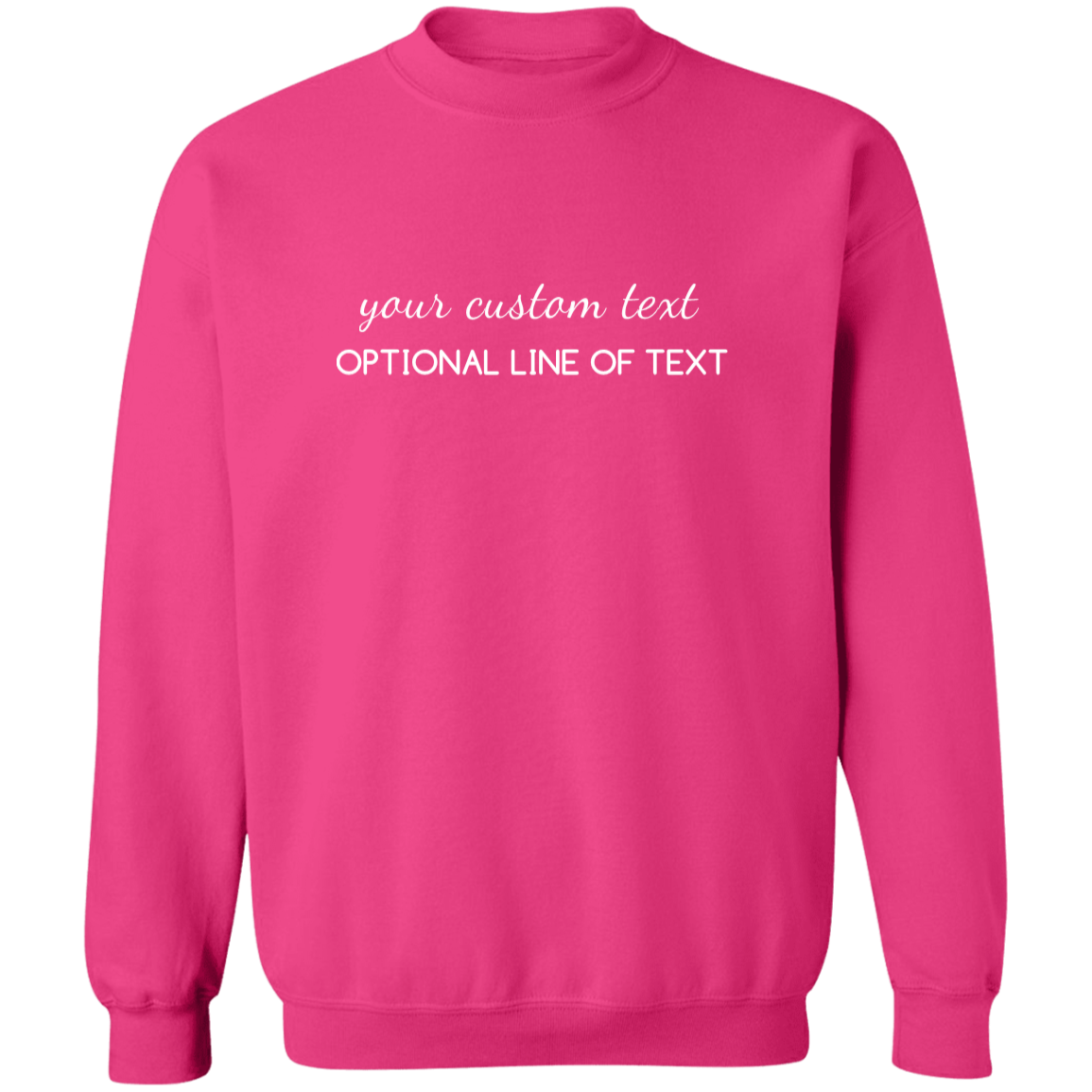 Custom Sweatshirt and Hoodie, Custom Text Sweatshirts, Personalized Sweatshirt, Customizable Crewneck, Personalized Gift, Matching Shirts