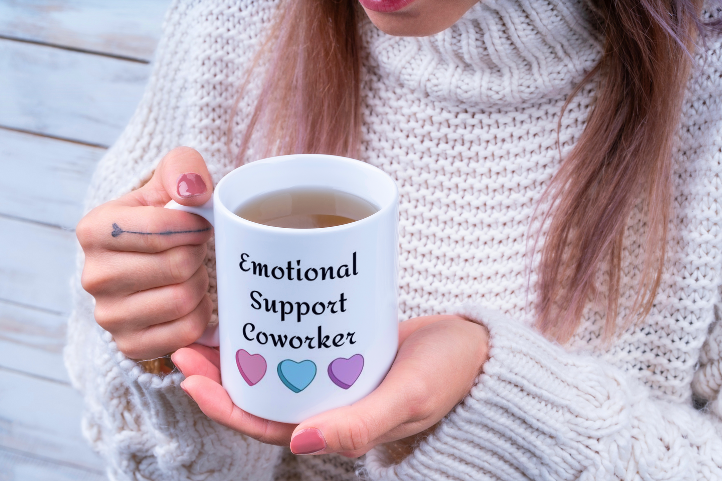 Emotional Support Coworker Coffee Mug